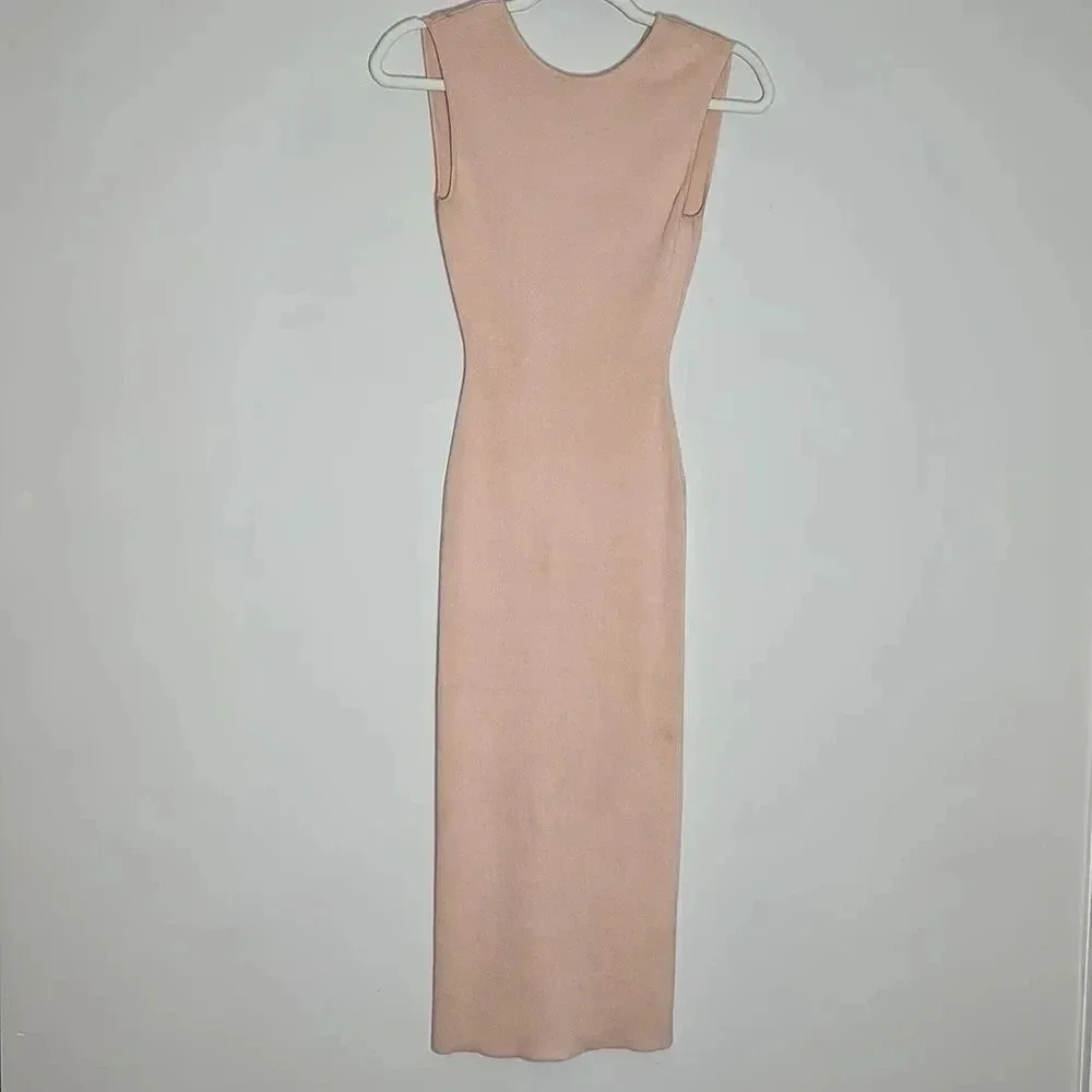 Zara Knit Open Back Dress - Picture 4 of 9